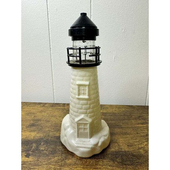 Avon, Old Spice Lighthouse  Decanters Bottle Vintage. Small Bit Left In Bottle - Picture 1 of 6